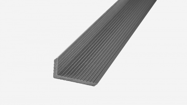 Угол торцевой Groentec 3000x70x35 мм, Серый